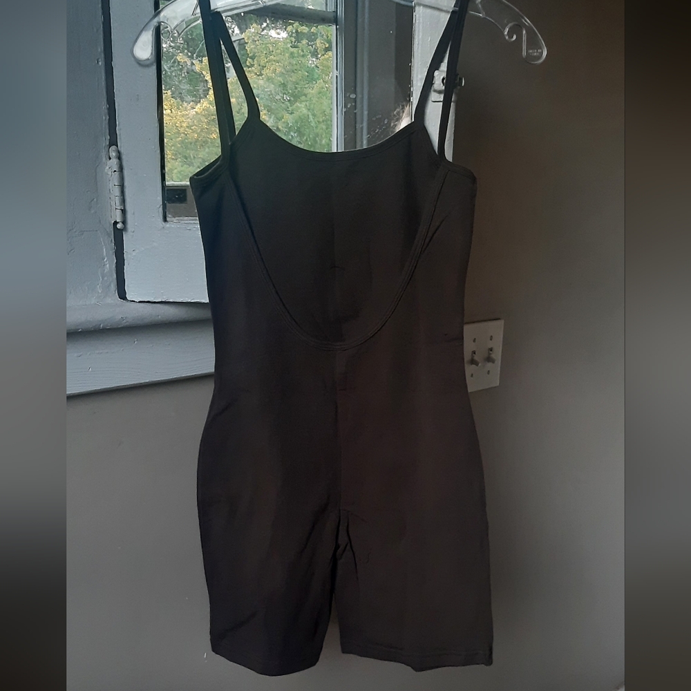 NWT American Apparel Mocha Brown Short Unitard, S - Picture 3 of 3